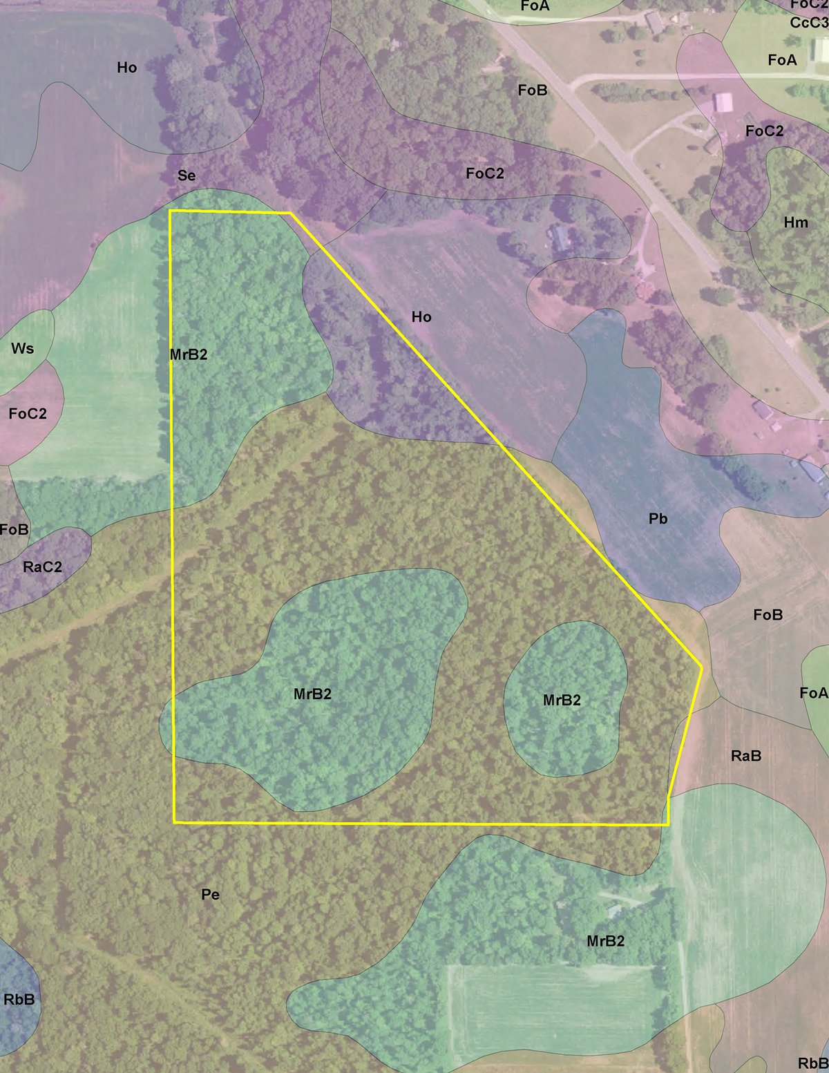 Soil map - RECREATIONAL LAND FOR SALE